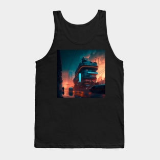 Dystopian Cityscape Tank Top